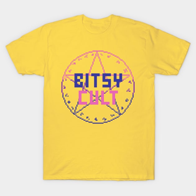 Bi "Vintage" Bitsy Cult T-Shirt by le_onionboi